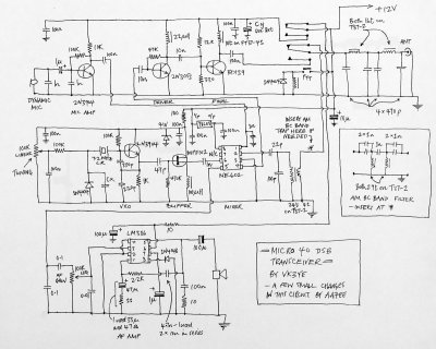 The VK3YE Micro 40 DSB Transeiver