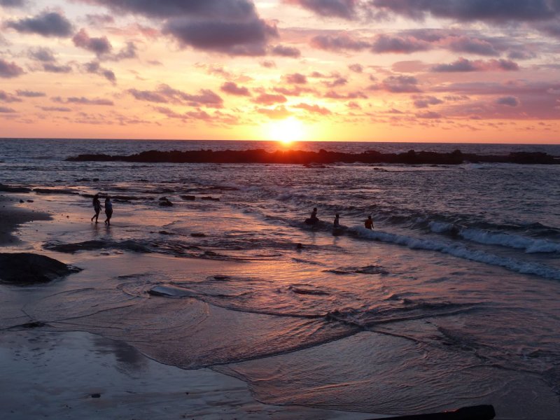 Playa Bruja Sunset