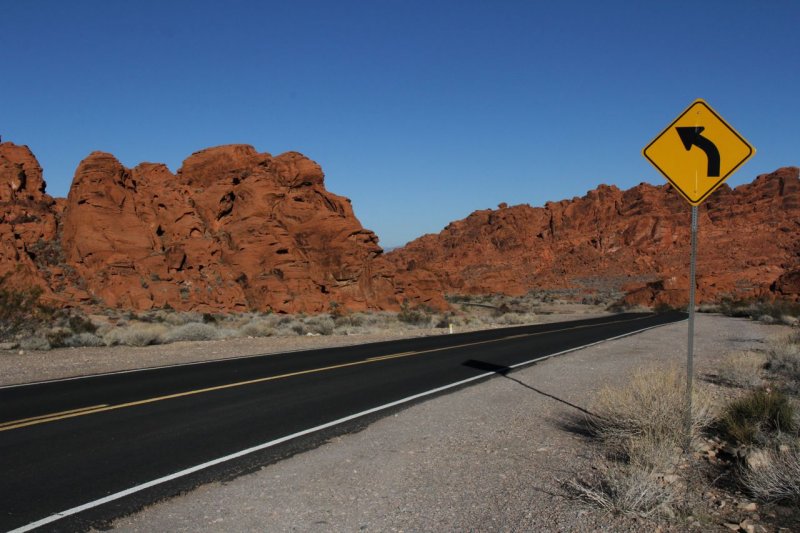 Valley of Fire Left Turn