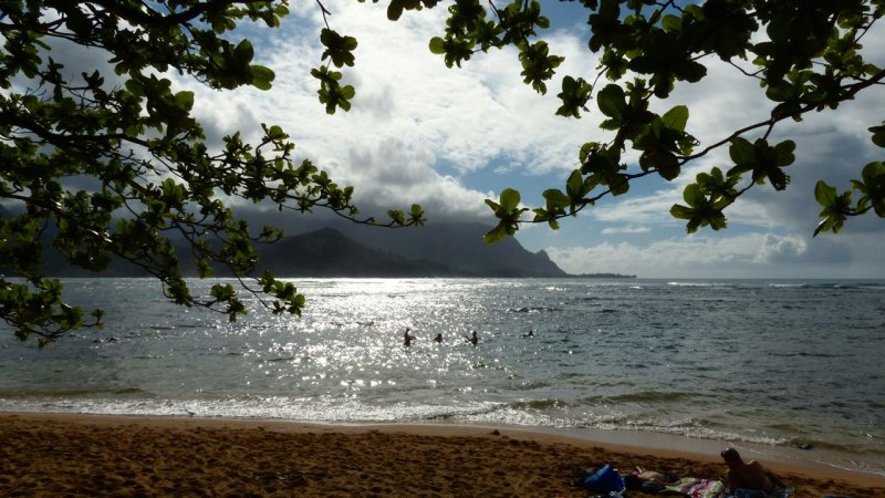 Hanalei Bay Beach