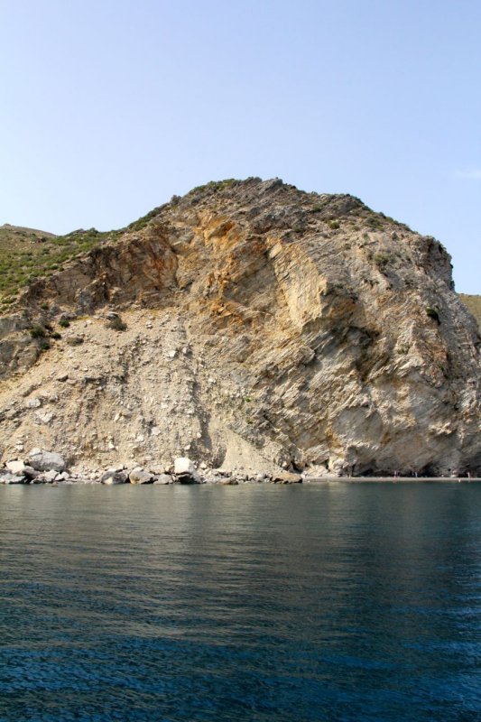 Cliff above Therma Hot Springs, Kos