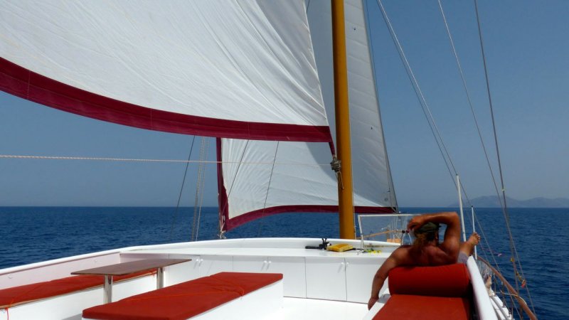 Sailing the Blue Aegean