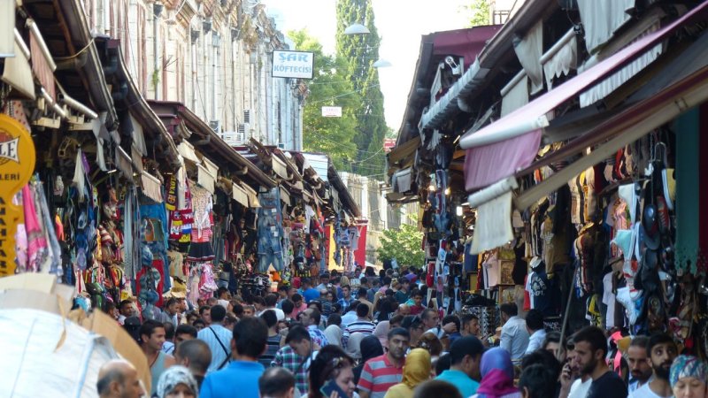 Shopping Street Behind the Grand Bazaar