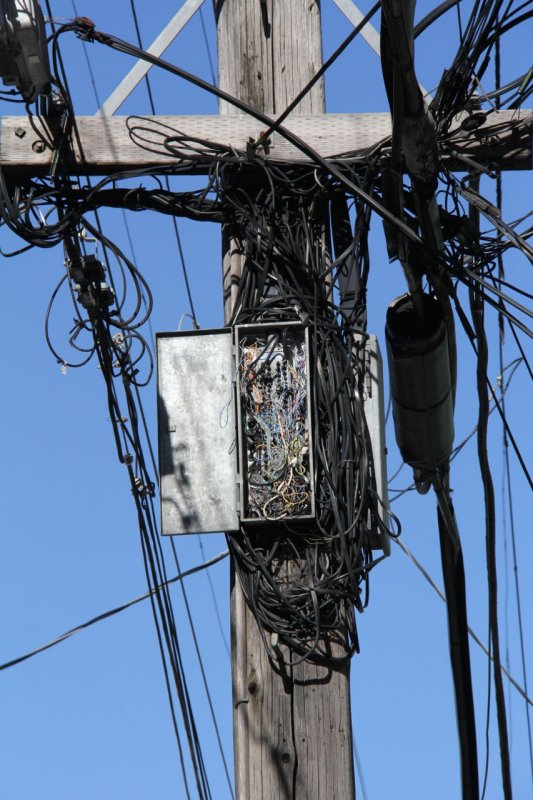 North Beach Power Pole