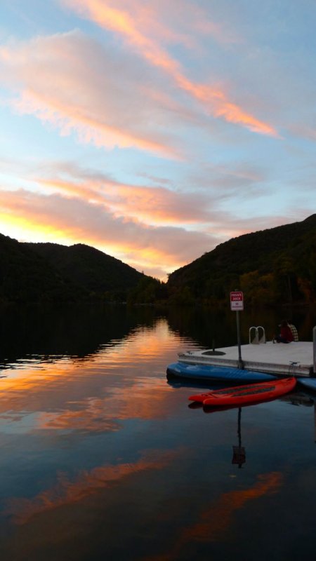 Blue Lake Sunset