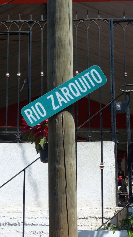 Sayulita Rio Zarquito Sign