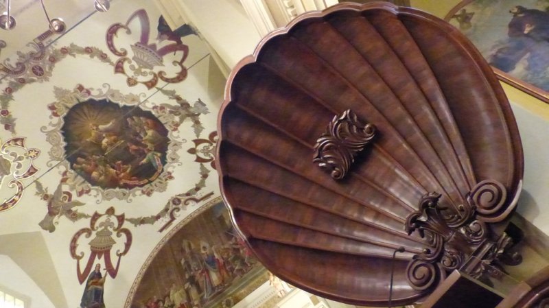 Looking Up at the Pulpit