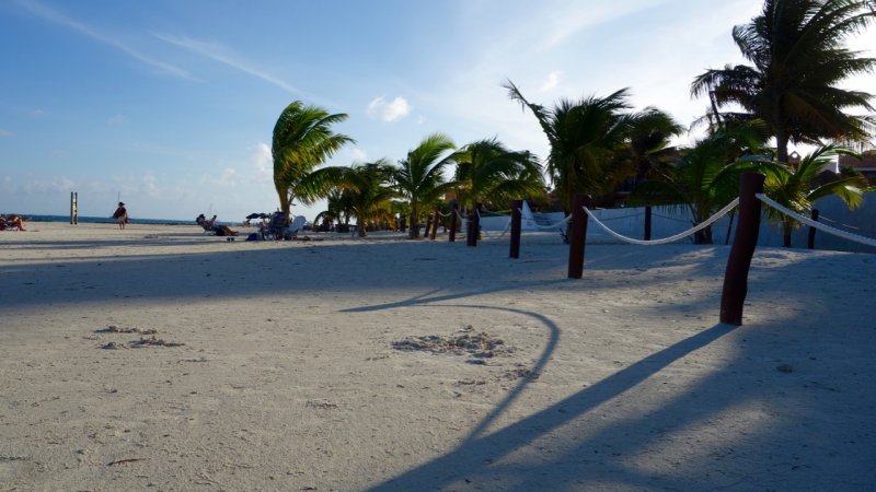 Mayan Beach Shadows