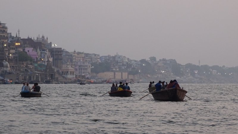 Boats on the Ganges