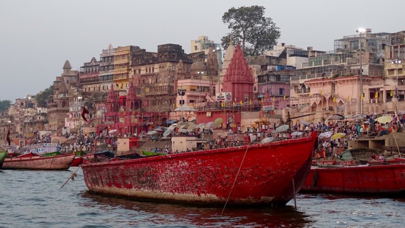Red Boats on the Ganges