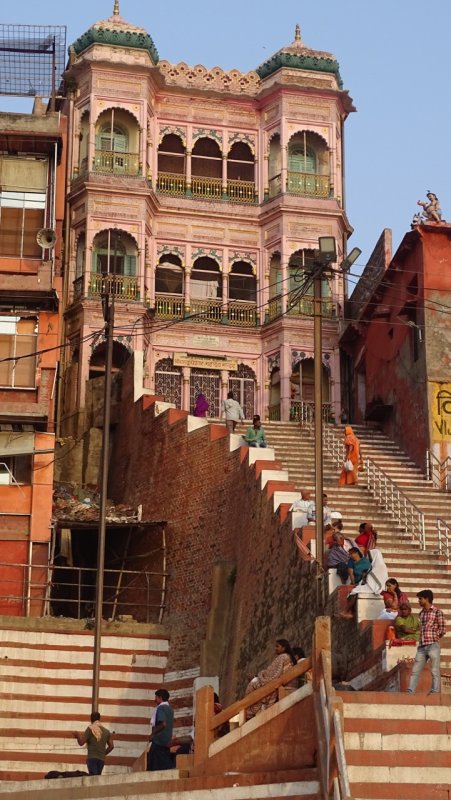 Steps leading down to the Ganges