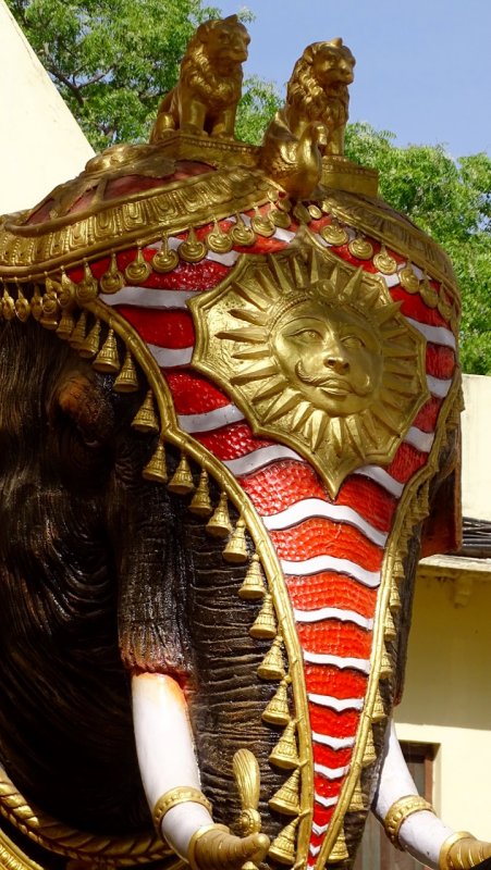 Udaipur City Palace Elephant Statue