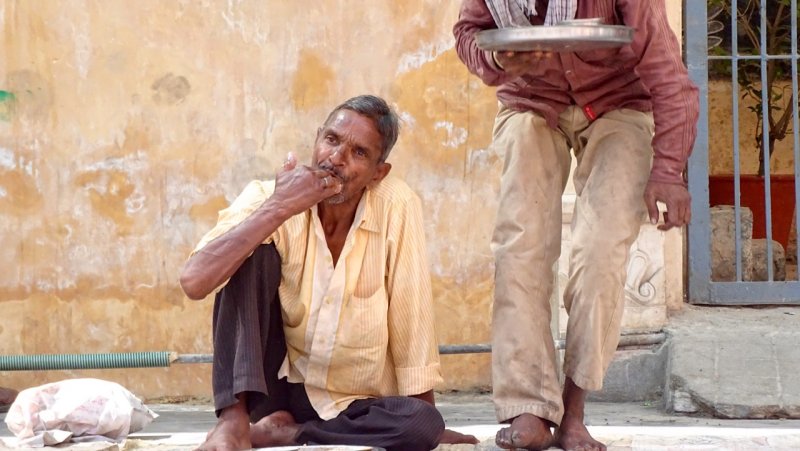 Free meal at Shree Jagdish temple in Udaipur