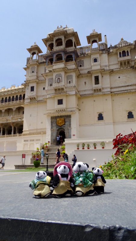 The Pandafords visit Udaipur City Palace