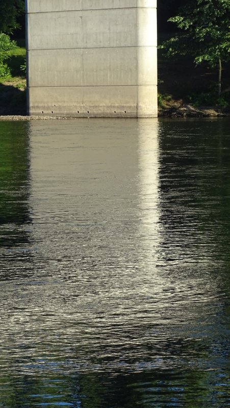 Rogue River Bridge Reflections Grants Pass Oregon