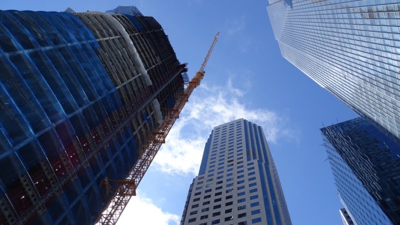 Salesforce Tower Construction