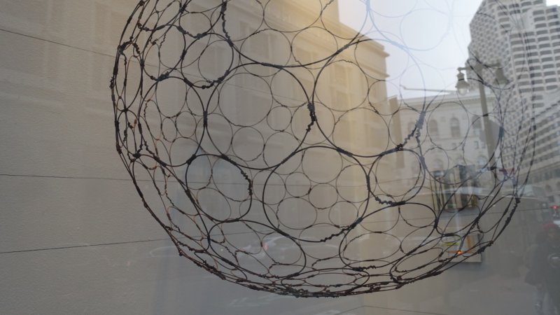 Emily Payne Book and Wire Installation