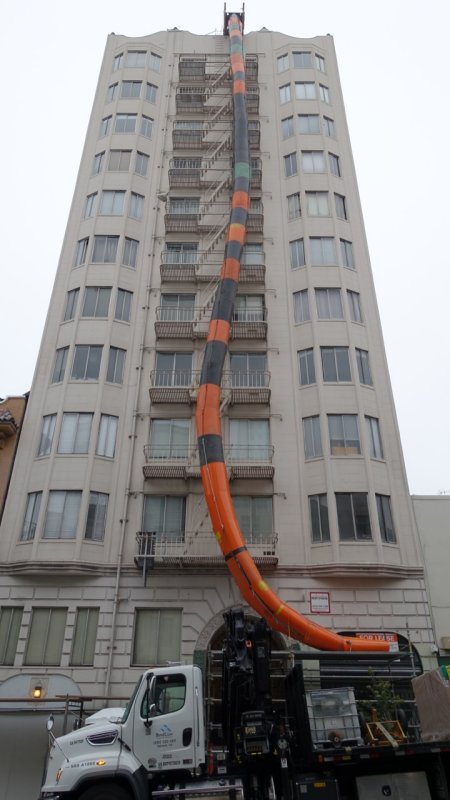 Construction Debris Chute