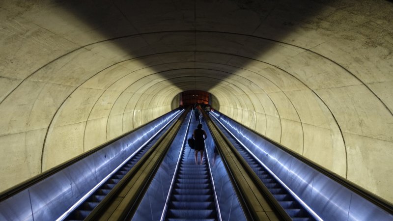 DC Metro Dupont Circle Escalators