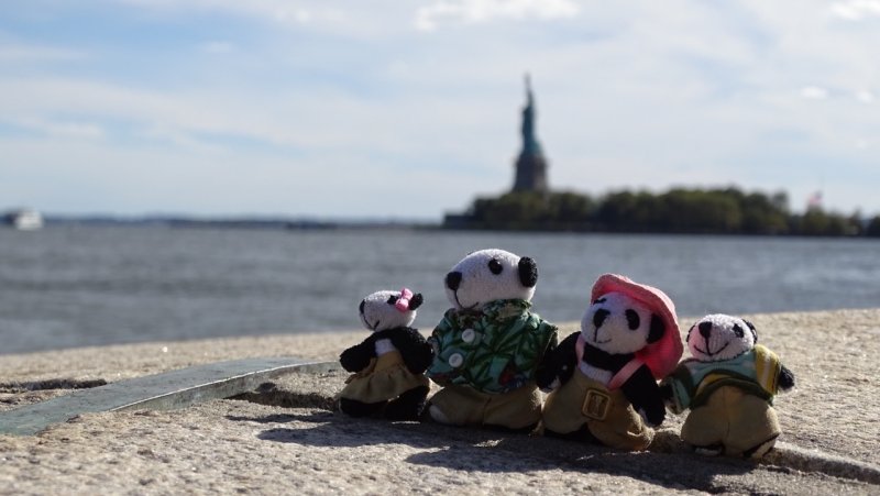 The Pandafords Visit Ellis Island
