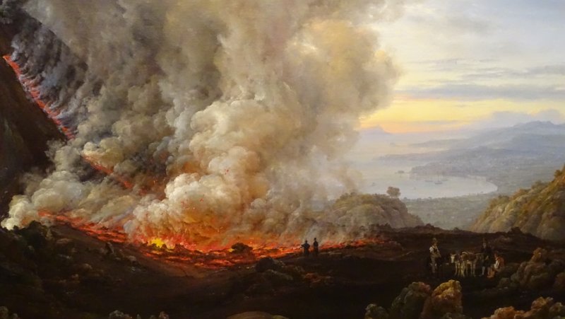 Eruption of the Volcano Vesuvius by Johan Christian Dahl
