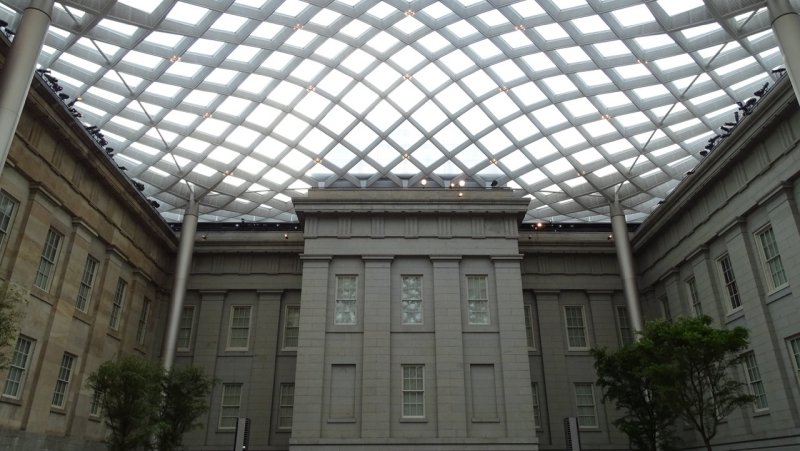 Kogod Courtyard glass canopy