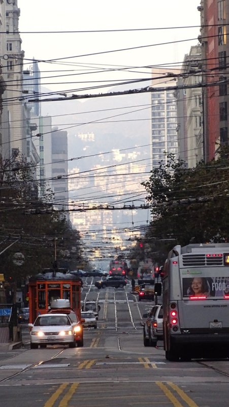 Looking Up Market Street