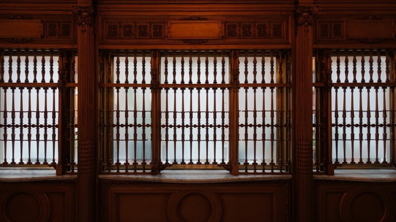 James R. Browning U.S. Courthouse Post Office Window