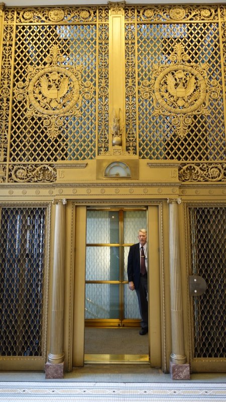 James R. Browning U.S. Courthouse Elevator