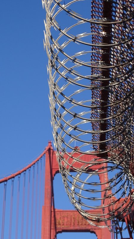 Golden Gate Bridge Cable Barrier