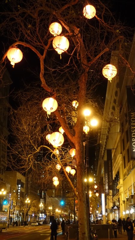 Chinese New Year Lanterns on Market Street