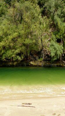 Stream at Lumahai Beach