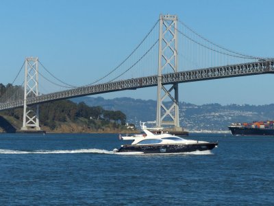 Yacht on San Francisco Bay