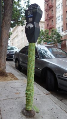 Knitted Parking Meter