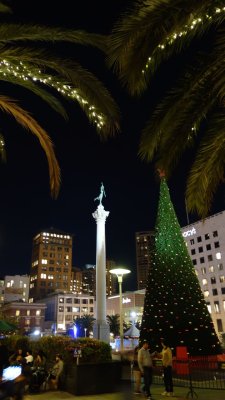 Union Square Getting Ready for Christmas
