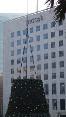 Union Square Christmas Tree Dismantle