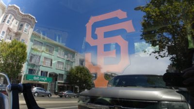 Giants Fan on California Street