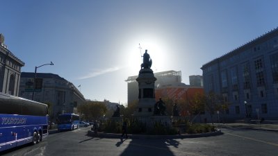 Civic Center Pioneer Monument
