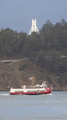 Red and White Ferry, Treasure Island, Eastern Bay Bridge Tower