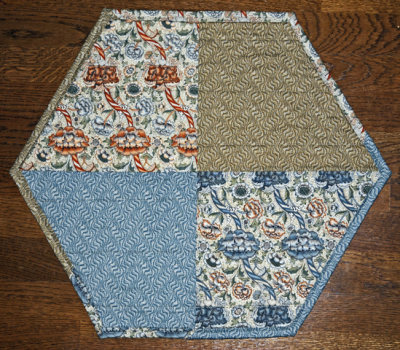 Margarets Birthday Hexagonal Table Mat - back.jpg