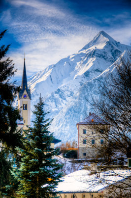 Kitzsteinhorn Viewed From Kaprun