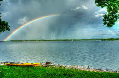 Rainbow After a Passing Storm