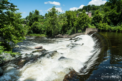 Falls in Claremont, New Hampshire