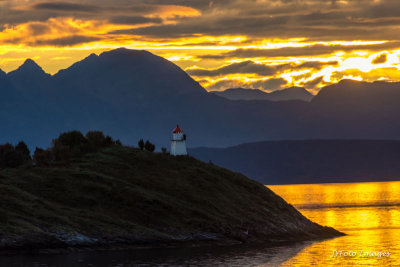 Morning Sunrise Along the Norway Coast