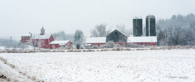 Winter Farm Scene
