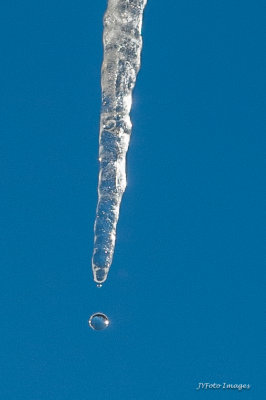 Icicle with a Drip