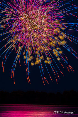 North Hero, Vermont Fireworks From The Gut