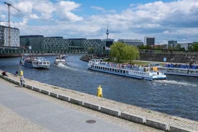 Berlin - View Along the Spree River