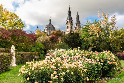 View of Fulda Dom from the Dalias Garden