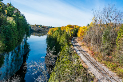 Winooski Gorge and River